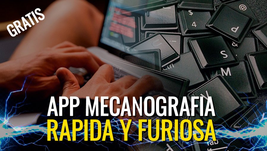 Aprende a escribir mucho más rápido aprendiendo mecanografía online