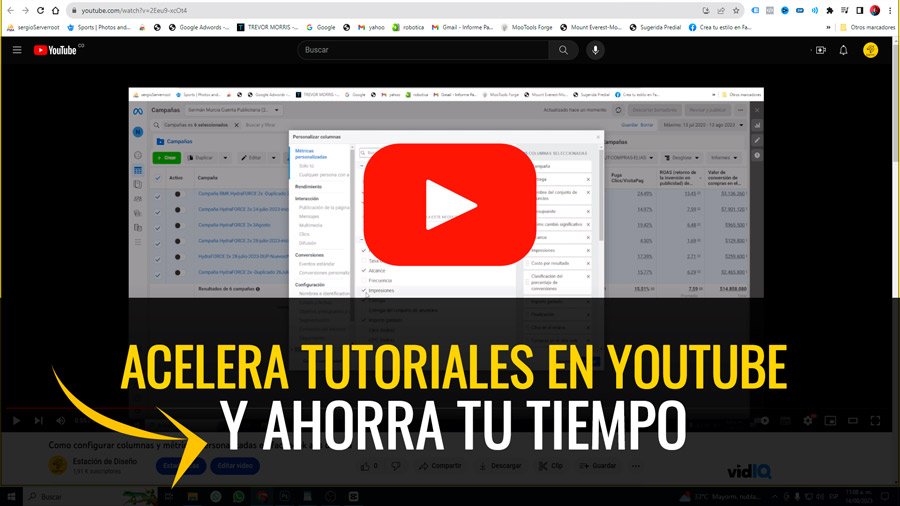 Como acelerar videos en Youtube para aprender más rapido