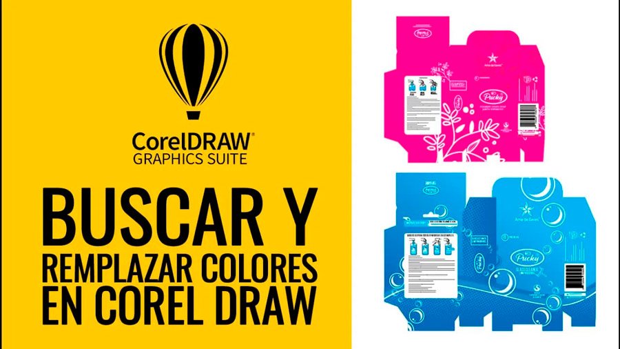 Como reemplazar color en corelDraw en una sola jugada