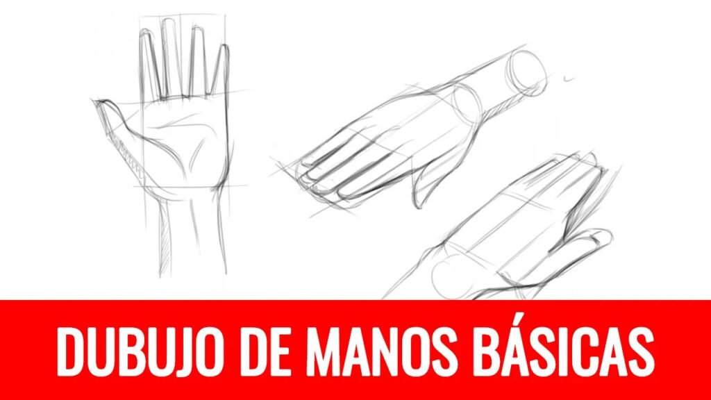 Dibujar manos fácilmente, tutorial paso a paso
