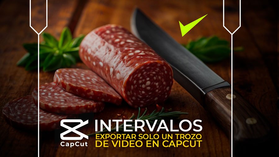 Exportar en CapCut solo un intervalo de video